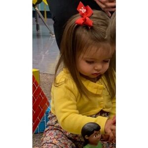 Janie and Jack Cropped Yellow Ruffle Cardigan